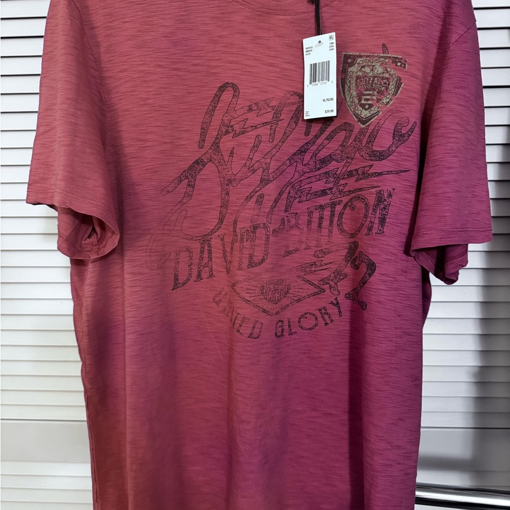 Buffalo David Bitton Men's Red Graphic Tee